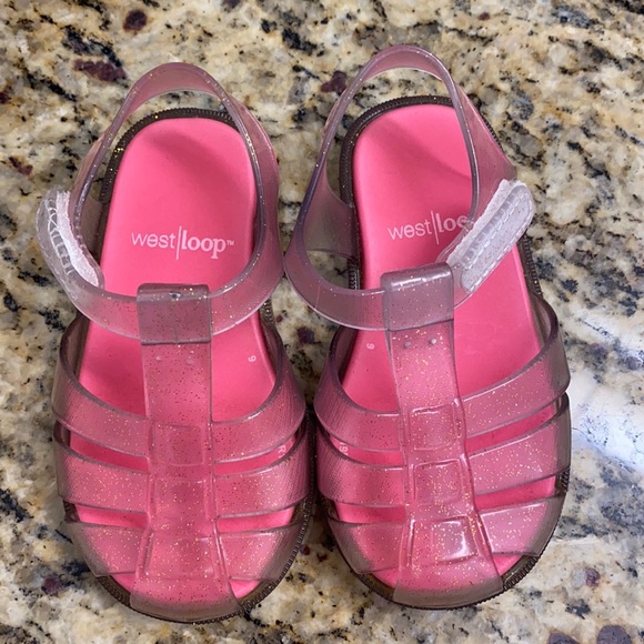 West/loop jelly sandals size 6 - Picture 1 of 6